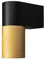 Konstsmide Wandleuchte Temi | schwarz | Outdoor | Lichtkegel unten | 6,5 x 11,5 x 23,5 cm | 7666-750