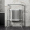 Radiant Living Traditional Bathroom Heated Towel Rail Column Radiator White & Chrome Slim Compact Victorian Style Central Heating Radiator Towel Warmer 952 x 659mm