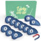 AMRTA Golf Iron Head Covers for Golf Clubs Synthetic Leather with Gift Box, Deluxe Club Headcover Universal Fit Main Iron Clubs Great Gift for Golfer Men Women (Magnetic Closure 11 Pcs-Blue)