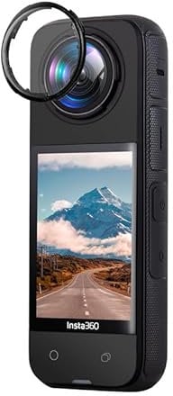 CERFFOOL 9H Premium Lens Guard for Insta360 X4 Tempered Glass Protective Cover for Action Camera Lens Cap Anti-scratch Anti-Dust Protector Accessories