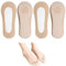 4 Paia Calzini Invisibili Donna Taglia 36-40, Calzini Fantasmini Donna in Nylon e Cotone, Calze Donna Silicone Antiscivolo, Pedalini Invisibili Donna Traspiranti per Tacchi Alti, Flats, Sneakers