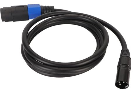 Câble Speakon vers XLR, Câble D'extension de Haut-Parleur Speakon Femelle vers XLR 3 Broches Mâle, pour Amplificateur Pro DJ PA Stage, 5,9 Pieds