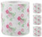 Baluue Papier Toilette Floral 4 Rouleaux De Papier Toilette Rose Motif De Fleur Papier Toilette Serviette Décorative Serviette En Papier Mouchoir De Rouleau De Papier