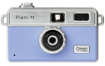 Kenko Mini Appareil Photo numérique Pieni M Bleu Grisâtre, Prise de Photos et de vidéos, Compatible avec Les Cartes microSD, dragonne Incluse, 446294