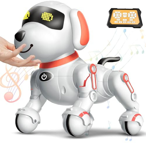 Dolanus Spielzeug für Kinder ab 6 Jahren: ferngesteuertes Roboter-Hundespielzeug, Geschenke für 6 7 8 9 10 Jahre alte Jungen Mädchen Spielzeug Geschenke Alter 6-10 Haustiere Spielzeug Roboter Hunde RC