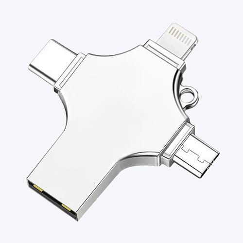Pendrive 512 GB USB 3.0 | USB‑C & Lightning | Alta Velocidad para iOS, Android, Windows & Mac