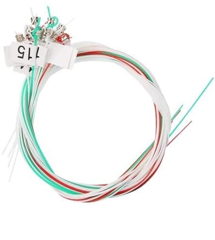 QAUUCP 1Set 15/16/19/21/24 Saiten Lyra Harfe Messing Saiten Set Lyra Harfe Nylon String Ersatz Lyra Saiten Anfänger Instrumente Lyra Harfe Saitenersatz(15 Nylon Strings)