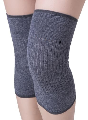 1 Paar Kaschmir Elastische Kniebandage Winter Kniewärmer Knieschützer Thermo Knieorthesen Warme Kaltes Knie Kniemanschette Therapie Knieschoner Knie Arthritis Gelenkschmerzlinderung für Damen Herren