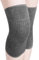 1 paio di ginocchiere elastiche in cashmere per il ginocchio, per l'inverno, per il ginocchio, per il ginocchio, per l'artrite, per alleviare il dolore articolare, per uomo e donna, grigio., L