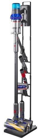 VEVOR Supporto per Aspirapolvere, Compatibile con Dyson V6 V7 V8 V10 V11 V15, Supporto per Aspirapolvere Stabile con Ruote per Aspirapolvere Verticali Senza Fili Dyson DC30 DC31 DC34 DC35 e Accessori