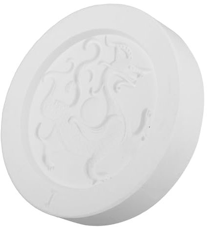 Gadpiparty Dekorative Drachenform Werkzeuge Für Tonformen Drachengussform Form in Tierform Handwerksform Weiß Gips