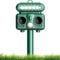 Katzenschreck Ultraschall Tiervertreiber, 4 Modi Solar Tiervertreiber Katzenvertreiber mit PIR-Bewegungsmelder und LED Blinklicht, IP66 Wasserdicht Marderschreck für Katzen,Hunde,Vögel,Wildtiere
