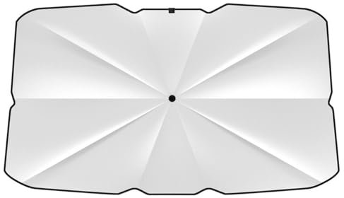 YIGY Parasol Parabrisas Delantero para Coche para Audi A3 Sportback / A3 Limousine / A3 allstreet 2024-, Anti UV Rayos Plegable Parasol Coche Delantero Paraguas,B 140 * 80cm-1