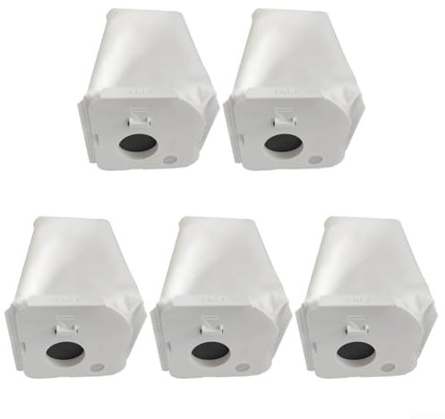 Niceminiwall Ersatz-Staubbeutel für Samsung Reinigungsstation, Ersatz für BESPOKE Jet VCA-ADB95B VS20B VS25C VS28C VCA-SAEB95 VCA-SAEC97 220 W Staubsauger, 5 Stück