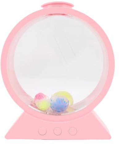 Yanmis LED -Quallenlampe, 7 Farbwechsel RGB Runde Quallen -Aquarium -Tank -Nacht -Licht mit Stiller Bürstenloser Motor, für Geburtstagsgeschenkdekoration für Heimschlafzimmer (PINK)
