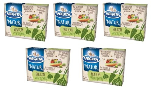 Vegeta Natur Gemüsebrühe 5x 60g - 30 brühwürfel - Gemüse Brühe Würfel natürlich