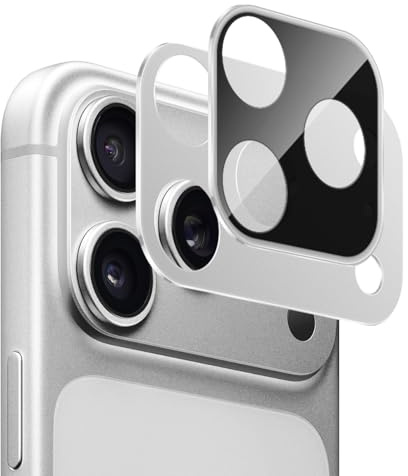 Datree Kameraschutz für iPhone 17 Pro 5G, mit Magnetic UV Filter Camera Lens Protector, AR+AF HD 9H Panzerglas, 360° Rundumschutz, Kratzfest, Anti-Fingerprint, 1 Stück-Silver