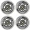 Nils Extreme PESPORT Roller Blade Räder mit Lager ABEC7-4er- Pack Indoor-/Outdoor-Rollschuh-Räder – 82A – 72x24 Transparent