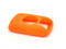 vhbw Hülle kompatibel mit Garmin Edge 800, 810 Fahrrad Navi GPS - Cover, Orange, Silikon