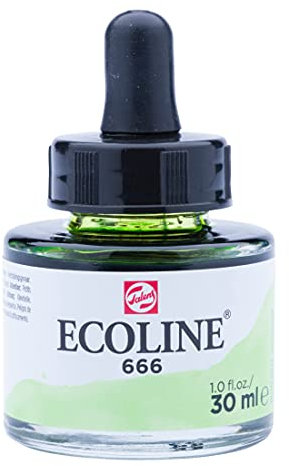 Ecoline Flüssig-Aquarell-Flasche 30 ml Pastellgrün 666 (11256661)