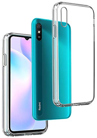 Transparent Silikonhülle TPU für XIAOMI REDMI 9A - REDMI 9AT, Handyhülle Premium Kratzfest TPU Durchsichtige Schutzhülle, Ultradünne 0,33 mm