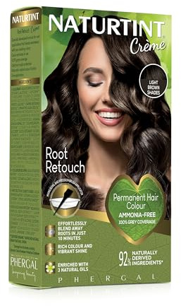 Naturtint Root Retouch Creme Shades, Light Brown, 165ml