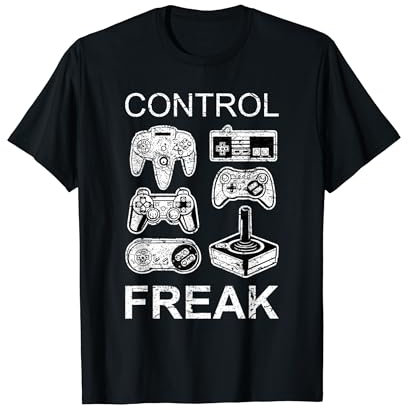 CONTROL FREAK T-Shirt | Controller Konsole Gaming PC Retro T-Shirt