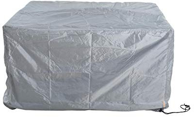 ESTEXO Schutzhülle Schutzplane Abdeckhaube für Gartenmöbel Sitzgruppe Rattanmöbel Lounge Plane Abdeckhaube Abdeckung 241x184x92cm