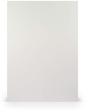 PAPERADO 50x Bastelkarton DIN A4 - Eisgrau gerippt Hell-Grau 220 g/m² Tonkarton - Dickes Bastelpapier in 29,7 x 21 cm Malen, Basteln perfekte Bastelpappe