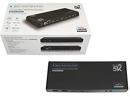 IPC-Computer USB-C / USB 3.0 Docking Station inkl. 100W Netzteil