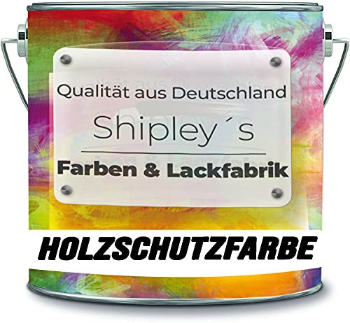 Shipley's Farben & Lackfabrik Holzschutzfarbe Holzlack Holzlasur wetterbeständiger Langzeitschutz Wetterschutzfarbe (0.75 l, Lila Traum)