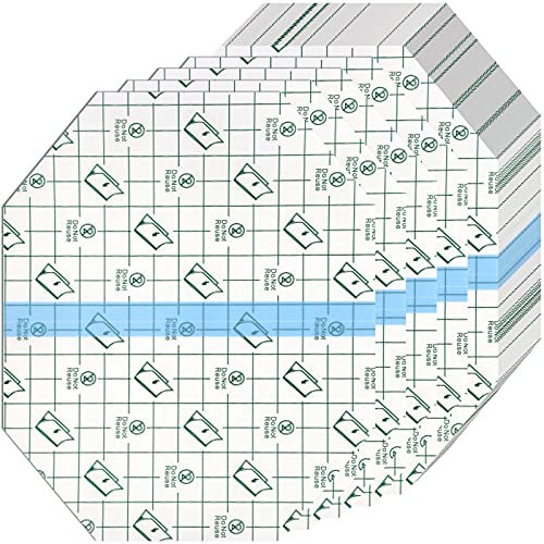 60 Pieces Transparent Stretch Adhesive Bandage Waterproof Wound Bandages Shower Waterproof Patch Clear Adhesive Film Protective Transparent Film for Swimming Showering(6 x 7 Inches)