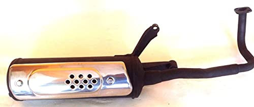 Auspuff Auspuffanlage inkl Blende für F Modell Roller 50ccm Motorroller Znen