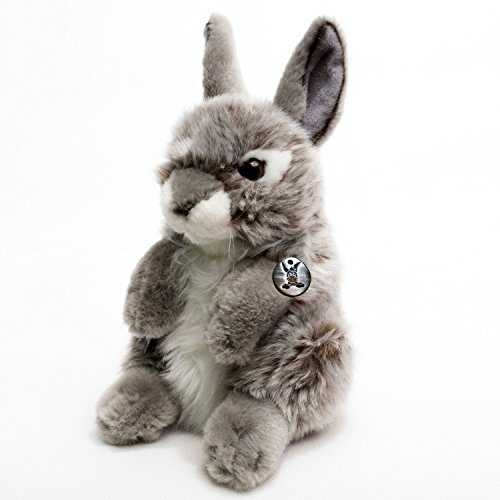 Hase Barney grau sitzend Kaninchen Häschen Plüschtier Kuscheltier Plüschhase