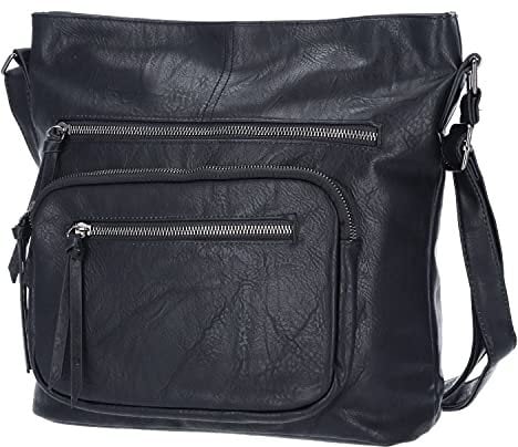 Antonio Damen Handtasche Farbsortierung schwarz-00