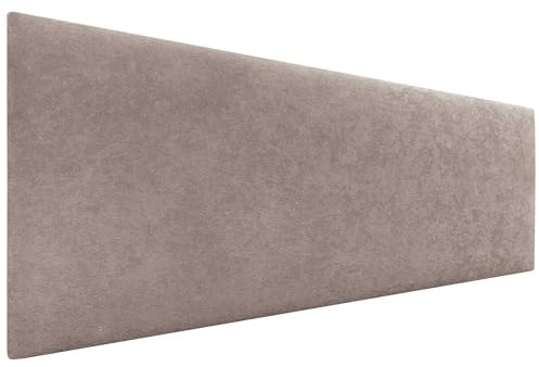 DHOME Kopfteil aus Kunstleder oder Stoff AQUALINE - Glatt Mit Beinen, Gepolstert, Luxusbett (Stoff Terrain, 150cm für Betten 150/160)