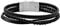 Fossil Armband Für Männer Vintage Casual, L: 180mm - 195mm B: 15.8mm Schwarzes Lederarmband, JF03993040