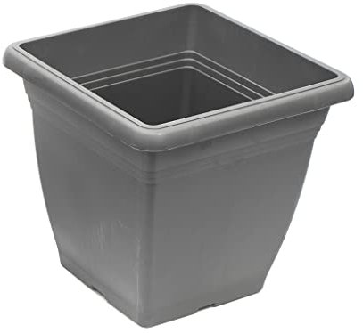 Tildenet Gardenware | Vaso da fiori quadrato da giardino | 30 cm | Antracite|FPSQ32-A