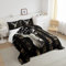 Camo Amerikanische Flagge Twin Tröster Set Jungen, Hirschgeweih Grau Camouflage Steppdecken-Set Flaggen für Zimmer Teenager, Wildtierjagd, rustikale Bauernhof, Zweige, Blätter, Pflanze, Sterne,