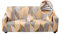 Jaotto Sofabezug 2 Sitzer Elastischer Stretch Spandex Sofa Überwürfe Sofahusse Antirutsch Waschbar Sofaschoner Couchbezug für Sofa mit Armlehne,Gelb Blätter