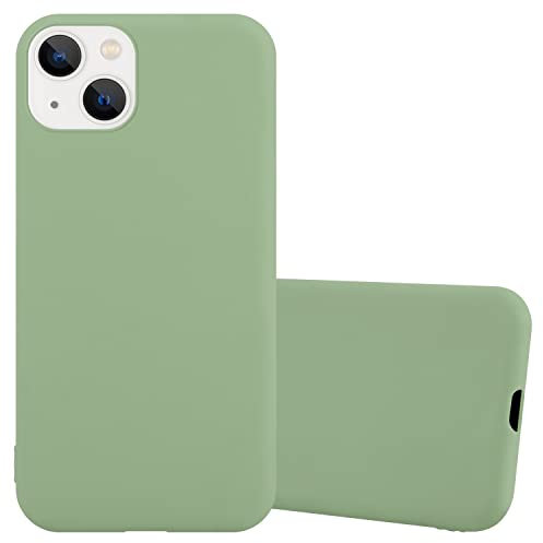 Cadorabo Hülle kompatibel mit Apple iPhone 14 Schutzhülle TPU Silikon Case Candy Design Slim Kratzfest Weiche Gummi mit Rundumschutz Case Hülle für iPhone 14 in Grün