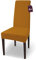 SCHEFFLER-Home Natalie Stretch Stuhlhussen Baumwolle Kupfer-Braun Stuhlüberzug 4er Set Stuhlabdeckung Schwingstühle waschbar eleganter Spann-Stuhlüberzug Hochlehner