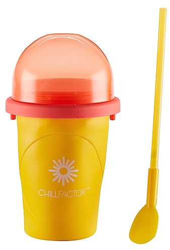 BANDAI CHILLFACTOR CO07950 - Jouet de cuisine - Machine à granité avec gobelet réutilisable et paille incluse - Jouet familial - Parfait pour les cadeaux
