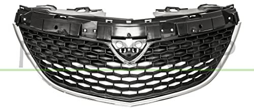 PRASCO LA0062001 GRIGLIA MASCHERA RADIATORE NERA CON MODANATURA CROMATA SPECIFICA PER YPSILON DAL 2015 IN POI.