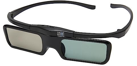 DLP Link 3D-Brille, 144 Hz Wiederaufladbare Active Shutter-Brille für die Meisten DLP Link 3D-Projektoren, für Acer, für ViewSonic, für, für Optoma