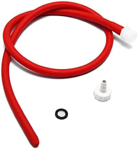 Honfitat Tubo per Clistere Lungo 50/100/150cm Pulitore Douche Ugello in Silicone Lattice Morbido Tubo di Pulizia in Silicone - 150cm