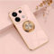 XINYEXIN Xiaomi Redmi Note 13 Pro 5G / Poco X6 5G Case with Ring Stand Holder 360 Degree Rotating Kickstand Fashion Shockproof Protective Case Cover for Xiaomi Redmi Note 13 Pro 5G - Pink