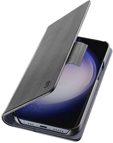 cellularline - Book - Galaxy S24 - Essentieller Schutz mit magnetischer - Schwarzsicherheitsverschluss - Schwarz