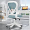 Dripex Bürostuhl, Schreibtischstuhl Office Chair mit klappbare Armlehnen, ergonomisch Arbeitsstuhl, Taillenfreundlich，Höhenverstellbar，Atmungsaktive Rückenlehne und Sitzkissen für home office Büro