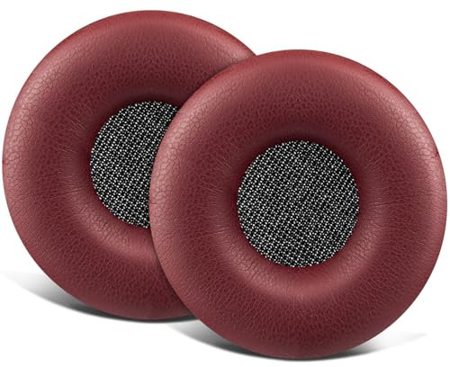 SOULWIT 50mm Ersatz Ohrpolster für Jabra Pro 9400/9450/9460/9470/925/929/930 Headset, Polster für Jabra Biz 2400/BIZ 2400II/BIZ 1500/GN2000/UC Voice 550 Kopfhörer, Komfortschaum